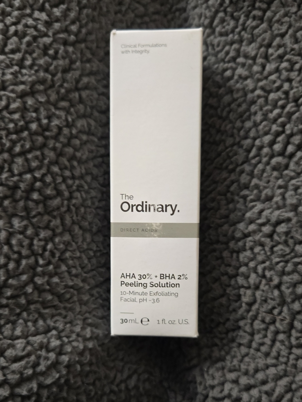 The Ordinary White AHA 30% + BHA 2% Peeling Solution